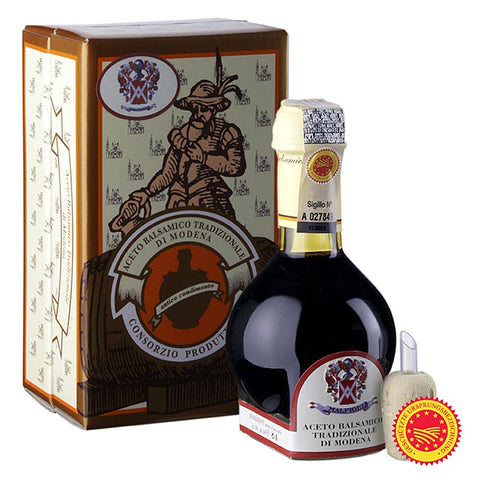Aceto Balsamico Tradizionale di Modena DOP, Affinato, 12 Jahre, Geschenkbox, Malpighi, 100 ml