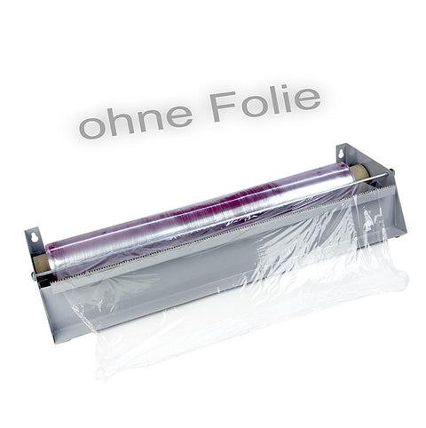 Film dispenser, dispenser with metal tear-off teeth, for rolls up to 45cm wide, 1 piece