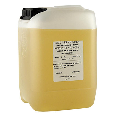 Balsamico Bianco Condimento, 5,4% Säure, Rocca di Vignola, 5 l