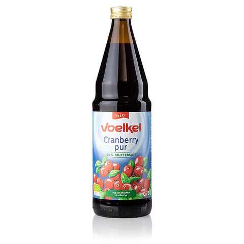 Voelkel - Cranberrysaft, 100% Direktsaft, BIO, 750 ml