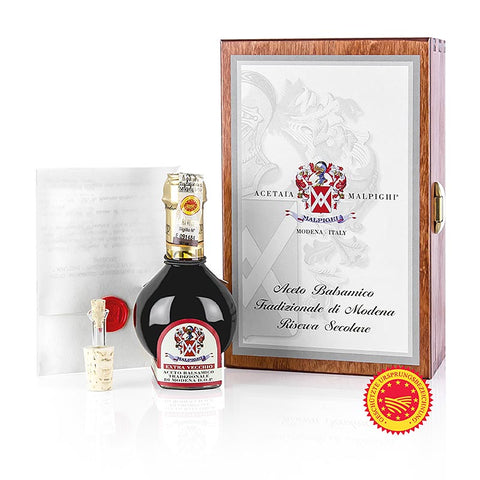 Aceto Balsamico Tradizionale di Modena DOP/g.U., Riserva Secolare, 100 Jahre, Malpighi, 100 ml