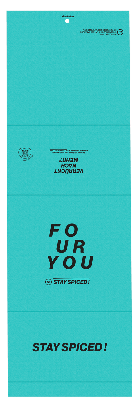 Banderole "FOR YOU" für 6er Geschenkbox - LOSE
