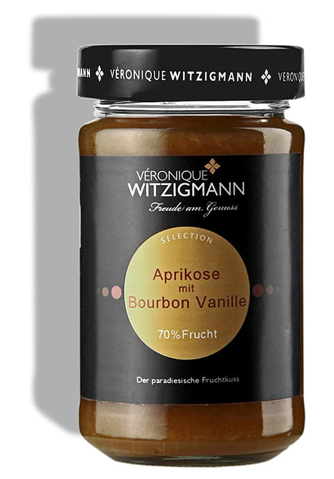 Apricot with Bourbon Vanilla - Fruit Spread, 225 g