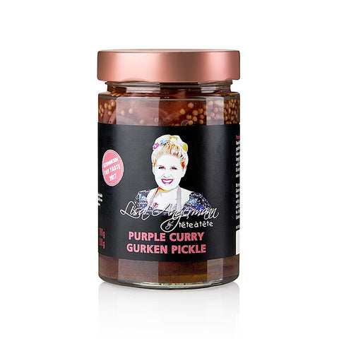 Purple Curry - Cucumber Pickle, by Lisa Angermann, 280 g