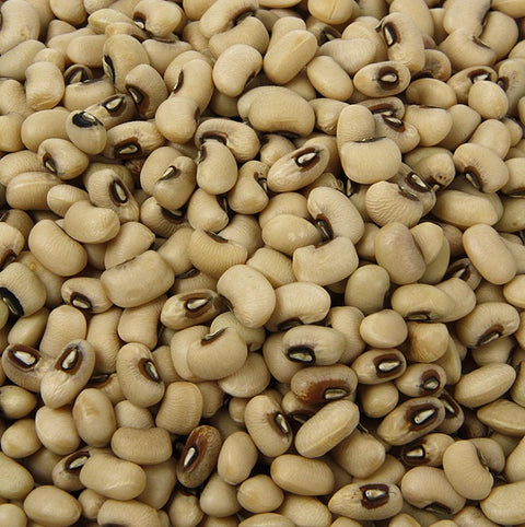 Gebinde-20-Bohnen, Black-Eye Beans - weiß mit schwarzen Augen, getrocknet, 500 g