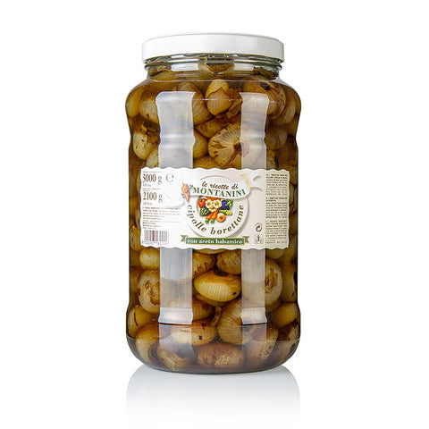 Gebinde-4-Zwiebeln in Aceto Balsamico - Cipolline Borettane, Montanini, 3 kg