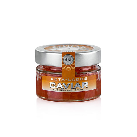 Gebinde-6-Keta-Kaviar, vom Lachs, 100 g
