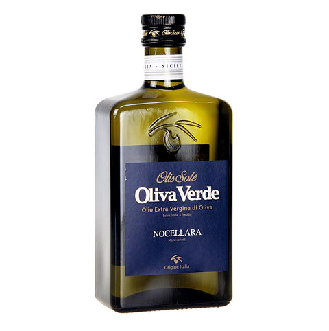 Pack of 6 - Extra Virgin Olive Oil, Oliva Verde, from Nocellara olives, 500 ml