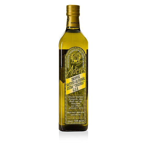 Pack of 12 Extra Virgin Olive Oils, Aderes Drip Oil, Peloponnese, 750 ml