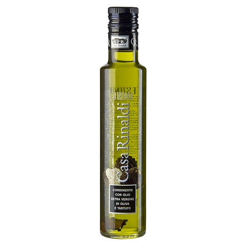 Pack of 6 Extra Virgin Olive Oils, Casa Rinaldi with white truffle aroma &amp; summer truffle, 250 ml