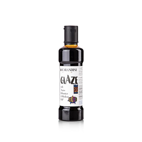 Gebinde-12-Crema di Balsamico Glaze, auch für Dessert, Carandini, 250 ml
