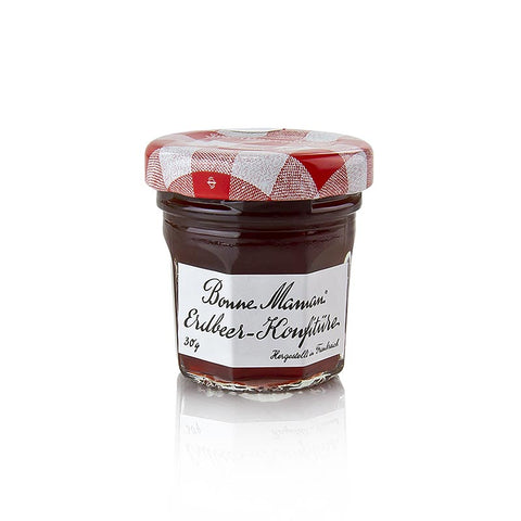 Gebinde-4-Bonne Maman - Portions-Konfitüre Erdbeer, 450 g, 15 x 30g