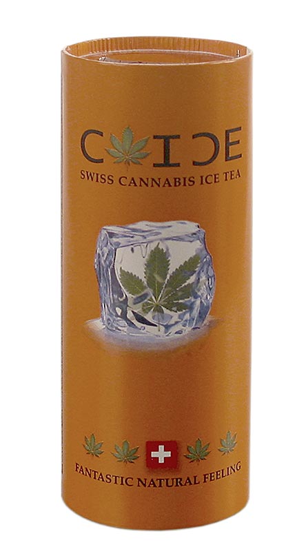 Gebinde-12-Chillo C-ICE Swiss Cannabis Ice Tea - Eistee mit Hanfgeschmack, 250 ml