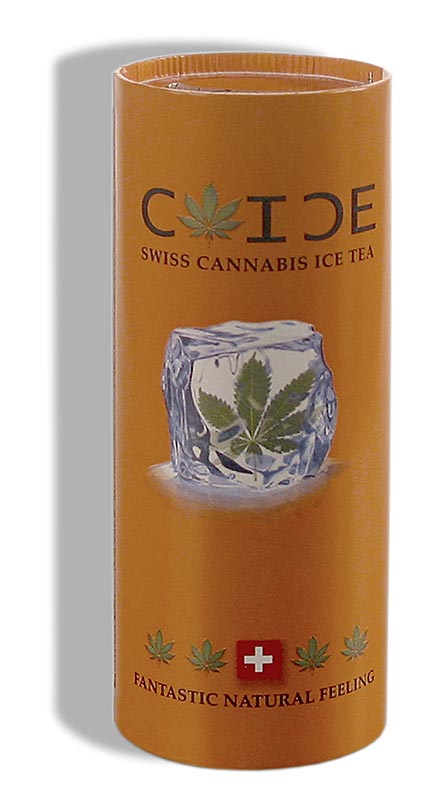 Gebinde-12-Chillo C-ICE Swiss Cannabis Ice Tea - Eistee mit Hanfgeschmack, 250 ml