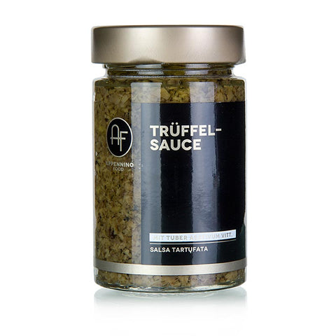 Gebinde-6-Trüffelsauce (SALSA Tartufata), mit Sommertrüffel, Appennino, 180 g
