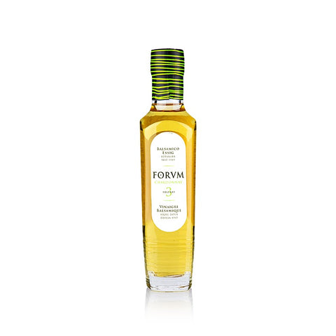 Box of 6 Chardonnay Balsamic Vinegar, aged in wooden barrels, FORVM, 500 ml