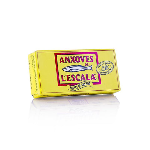 Gebinde-30-Sardellenfilets Premiumqualität, in Olivenöl, L´Escala, 50 g