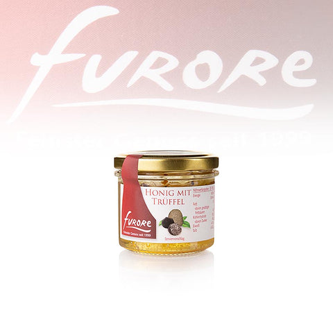 Gebinde-8-Bregenzerwälder Bienenhonig mit Sommer-Trüffelstücken, Furore, 120 g