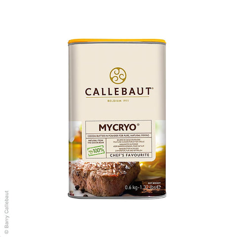 Gebinde-10-Mycryo - Kakaobutter, als Ersatz für Gelatine, pulverisiert, Callebaut, 600 g