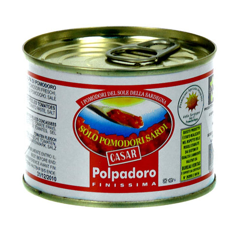Gebinde-12-Polpadoro Finisima - Tomatenzubereitung, leicht gesalzen, aus Sardinien, 220 g