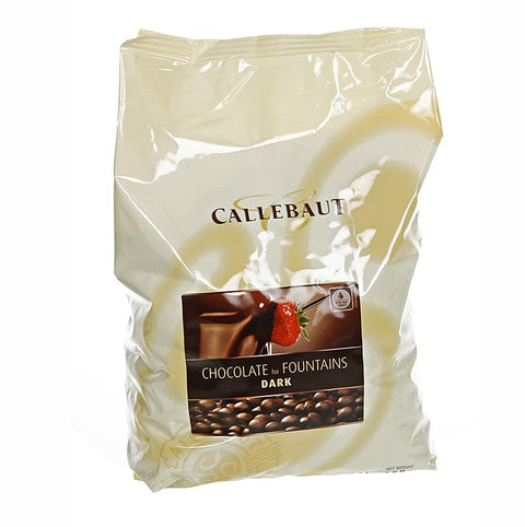 Gebinde-8-Zartbitterschokolade, Callets, für Brunnen und Fondue, 56,9% Kakao, 2,5 kg