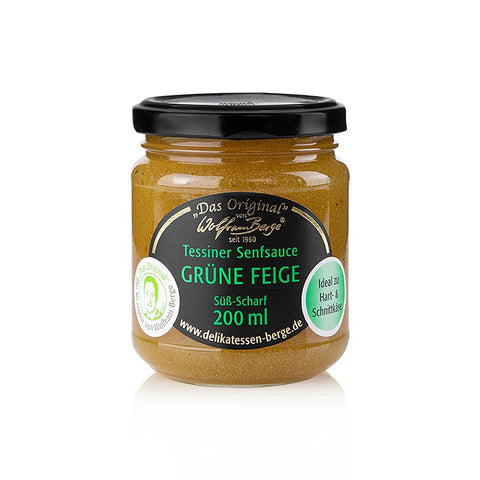 Gebinde-6-Original Tessiner Feigen-Senf-Sauce, Wolfram Berge, 200 ml