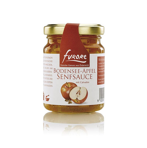 Gebinde-8-Furore - Apfel-Senf-Sauce, mit Calvados, 130 ml