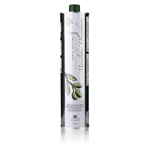 Pack of 12 Extra Virgin Olive Oils, Manolakis Groves, from Koroneiki olives, Crete, 750 ml
