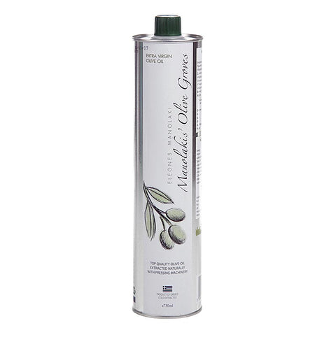 Gebinde-12-Natives Olivenöl Extra, Manolakis Groves, aus Koroneiki Oliven, Kreta, 750 ml