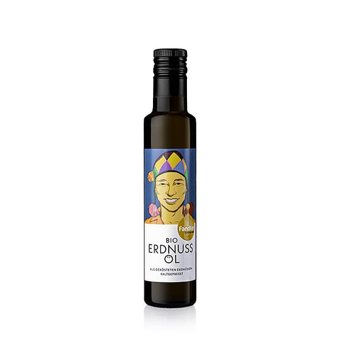 Pack of 6 - Peanut oil, cold-pressed, Fandler, organic, 250 ml