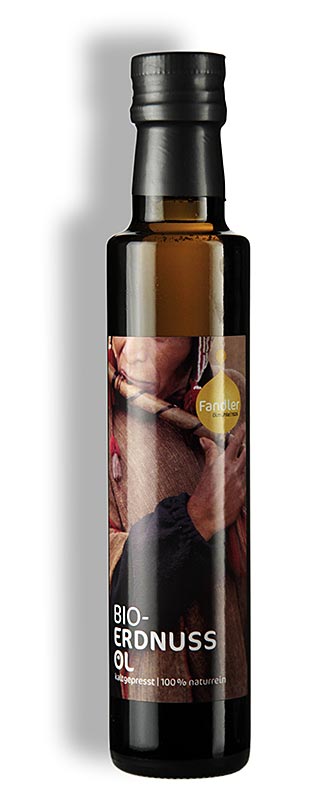 Gebinde-6-Erdnussöl, kaltgepresst, Fandler, BIO, 250 ml