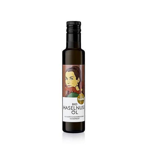 Pack of 6 - Hazelnut oil, cold-pressed, Fandler, organic, 250 ml