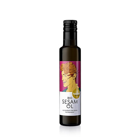 Pack of 6 - Sesame oil, cold-pressed, Fandler, organic, 250 ml