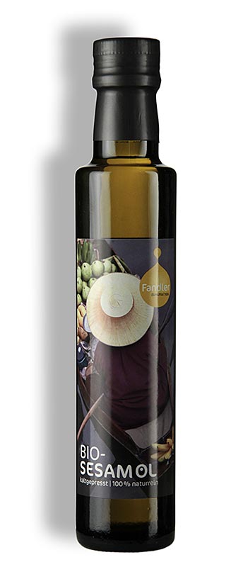 Gebinde-6-Sesamöl, kaltgepresst, Fandler, BIO, 250 ml