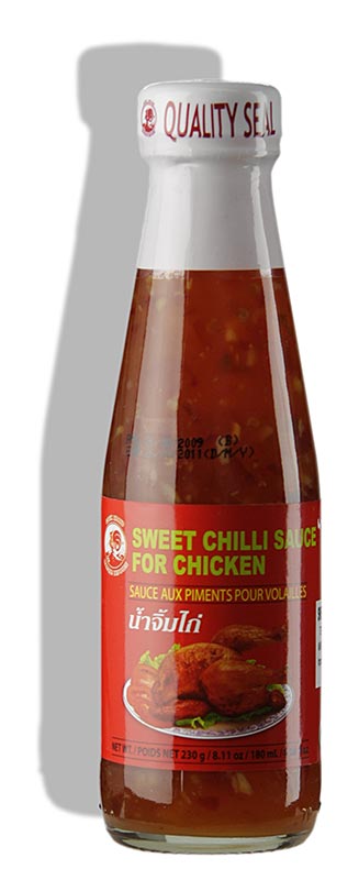 Gebinde-24-Chili-Sauce für Geflügel, Gold Label, Cock Brand, 180 ml