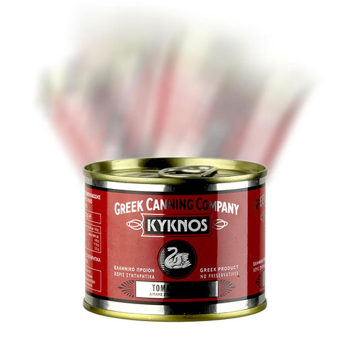 Pack of 24 double-concentrated tomato paste, minimum 28%, Kyknos, Greece, 200 g