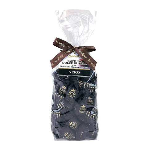 Trüffelpralinen "trifulòt", dunkle Schokolade, ca. 14g, schwarz, 200 g