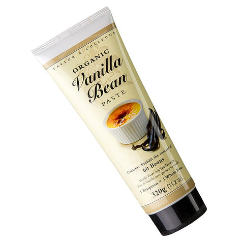 Gebinde-10-Bourbon-Vanille Extrakt-Paste, mit Stippen, Taylor & Colledge, BIO, 320 g