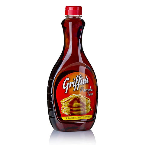 Gebinde-12-Pancake Syrup, mit Ahornsirup, von Griffins, 709 ml