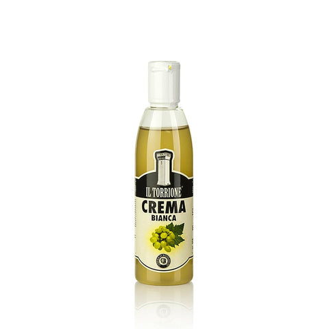 Pack of 12 - Cream of White Balsamic Vinegar, also for dessert, Il Torrione, 250 ml