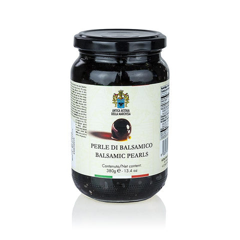 Gebinde-6-Würzkaviar "Balsamico Essig g.g.A.", Perlgrösse 3-5mm, Sphären, Terra del Tuono, 380 g