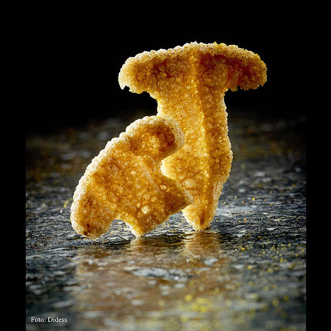Pack of 4 Tasty Bites "Mushroom" - Rice-based finger food for deep-frying, 85 g, 175 pieces