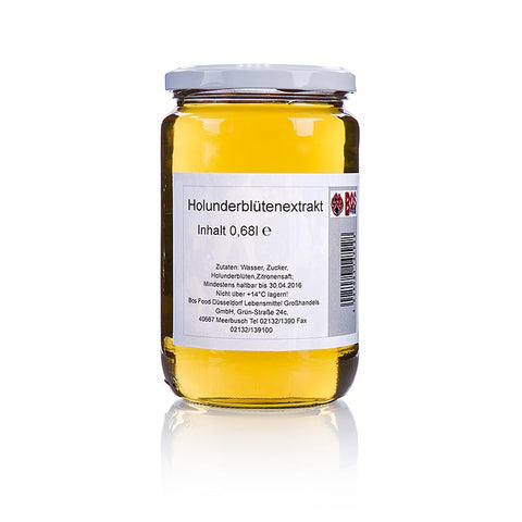 Gebinde-6-BOS FOOD Holunderblütenextrakt, 680 ml