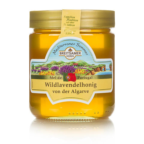 Pack of 6 - Broad-seeded honey "Mediterranean Summer", wild lavender from the Algarve, 500 g