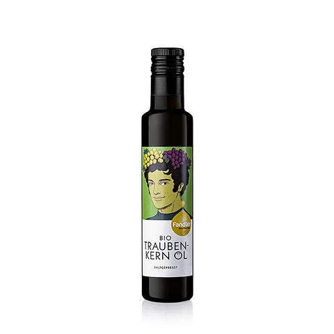 Pack of 6 - Grape seed oil, cold-pressed, Fandler, organic, 100 ml