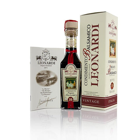 Gebinde-6-Leonardi - Condiment Balsamico, Pregiato, 10 Jahre, 250 ml