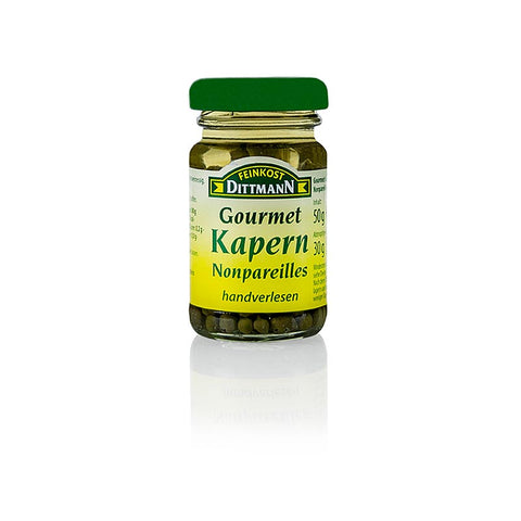 Pack of 12 capers "nonpareilles", ø 4-7mm, Dittmann, 50 g