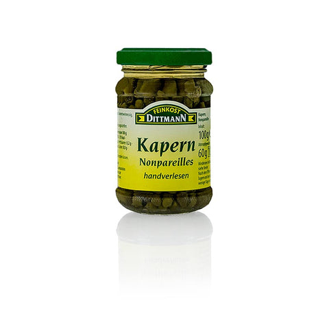 Pack of 12 capers "Nonpareilles", ø 4-7mm, Dittmann, 100 g