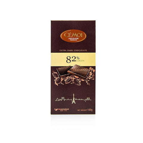 Gebinde-17-Schokoladen Tafel - Zartbitter 82% Kakao, Cémoi, 100 g