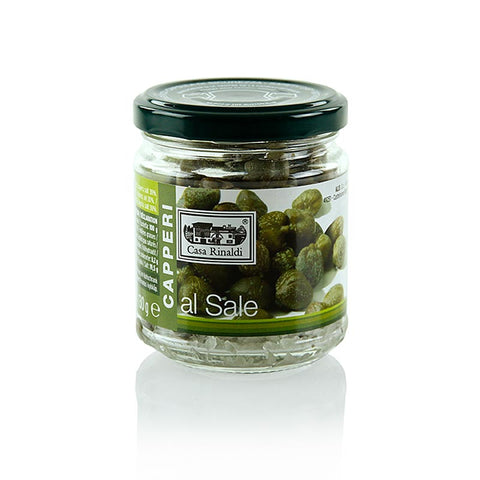 Pack of 12 capers, in salt, Casa Rinaldi, 130 g